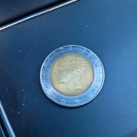 Moneta rara, lire 500, 1986, bimetallica