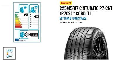 Pirelli 225/45R17 CINTURATO P7-CNT (P7C2) 94Y XL
