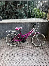 Bicicletta Bambina 20” rosa con cambio