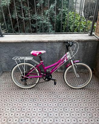 Bicicletta Bambina 20” rosa con cambio
