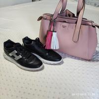 Borsa Guess e scarpe Hogan 