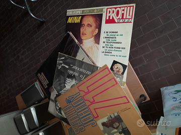 21 Dischi di mina,azsnavour,julio eglesias ecc