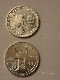 monete dollari argento  900