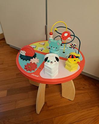 Tavolino gioco multiattività in legno Janod