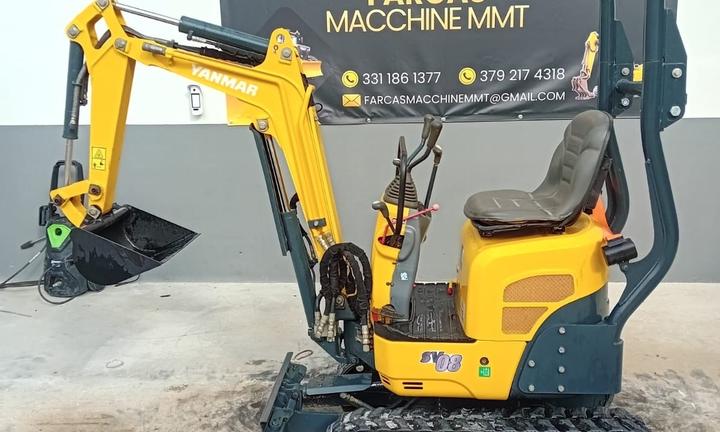Miniescavatore yanmar 08