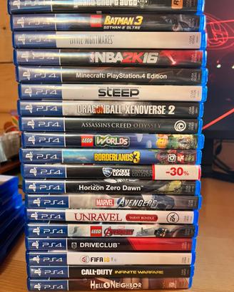 19 giochi ps4/ps5 (contattami per i singoli)