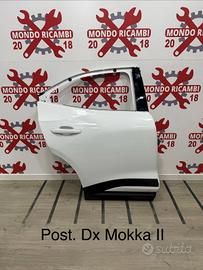 Portiera Sportello Porta Posteriore Destro Bianco 