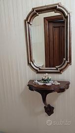 Specchio con mensola antica