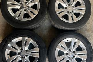 4 cerchi in lega e gomme originali Mercedes 16"