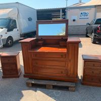 Mobile scrittoio cassettiera con compdini