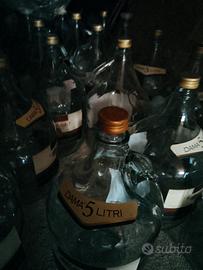 bocce di vetro 5 litri 