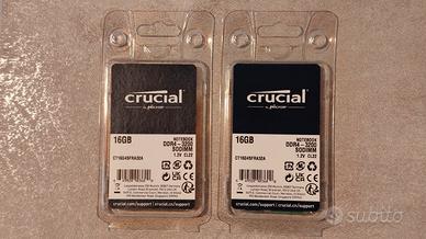 RAM Nuove Crucial DDR4 3200MHz 2x16GB