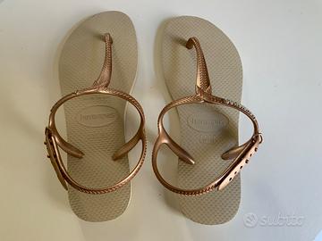 Havaianas 37-38 Bronzo Nuove