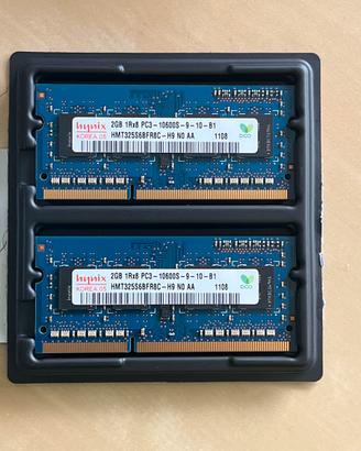 Moduli RAM Hynix 2GB DDR3 SO-DIMM PC3-10600S