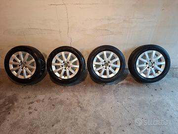 SET 4 CERCHI IN LEGA DA 16 MERCEDES CLASSE A B
