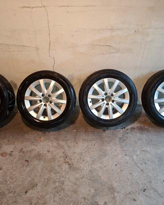 SET 4 CERCHI IN LEGA DA 16 MERCEDES CLASSE A B