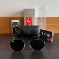 Ray-Ban Hexagonal / Neri + Lente Nera