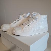 Scarpe Prima Comunione n.35  in pizzo bianco