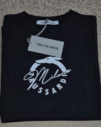T-shirt uomo NERA TRUSSARDI MILANO  Tg.M L XL