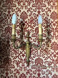 Coppia di applique candelabri