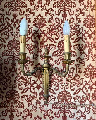 Coppia di applique candelabri