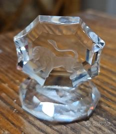 Leone cristallo di Swarovski 