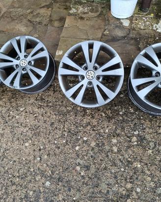 set di 4 cerchi in lega originali VW 16"