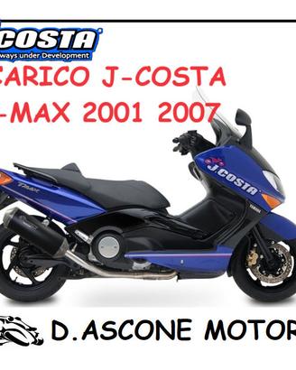 Marmitta JCOSTA SPORT per Yamaha TMAX 2001 2007