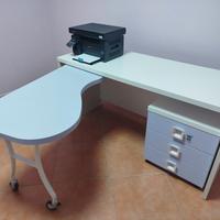 scrivania con cassettiera Lilla 