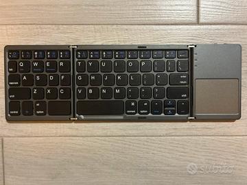 Tastiera Bluetooth pieghevole portatile