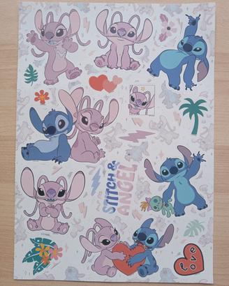 Adesivi Stitch & Angel Disney