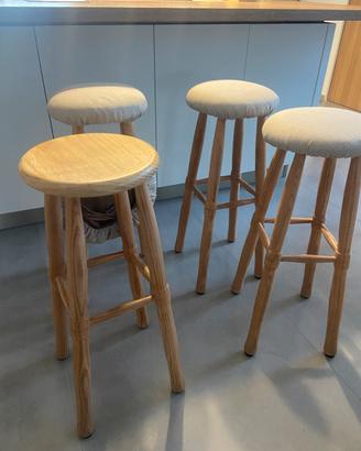 Sgabelli dinleg i massello 70 cm