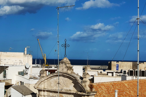 Centro storico monopoli terrazza vista mare