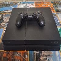 Ps4 con joystick originale e giochi ps4 e ps5