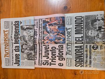 Giornali vittorie Juventus