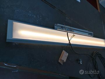 Lampada Disano cell arco t5 argento