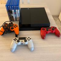 Playstation 4 + 3 Joystick + 7 Giochi