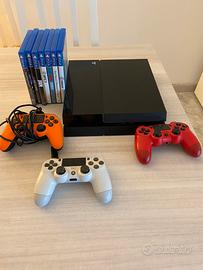 Playstation 4 + 3 Joystick + 7 Giochi