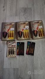 Lotto 6x Astine Freccette Vintage Magnetiche 