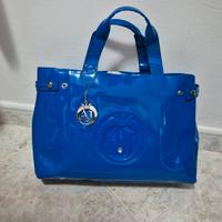 borsa armani blu