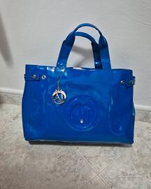 borsa armani blu