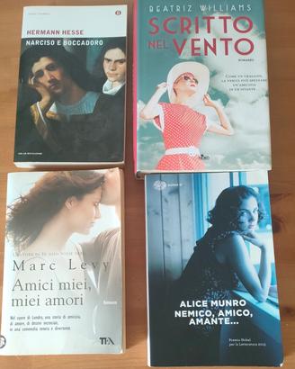 Libri narrativa nr.4 pezzi