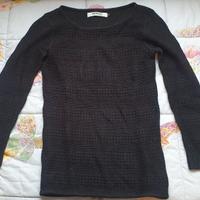 maglione nero donna