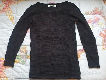 maglione nero donna