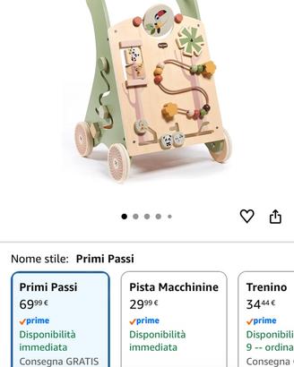 Carrello primi passi