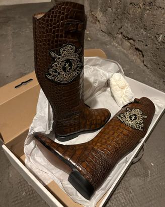 Boots Mid Flat Polo Team - Stivali Billionaire