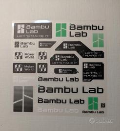 adesivi  ufficiali Bambulab