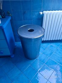 bidone in acciaio inox