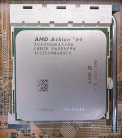CPU AMD Athlon 64 3500+ con dissipatore e RAM