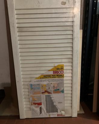 N.2 antine 48x91 mobili in massello ramin laccato